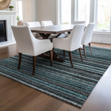 addison chantille acn598 teal rug