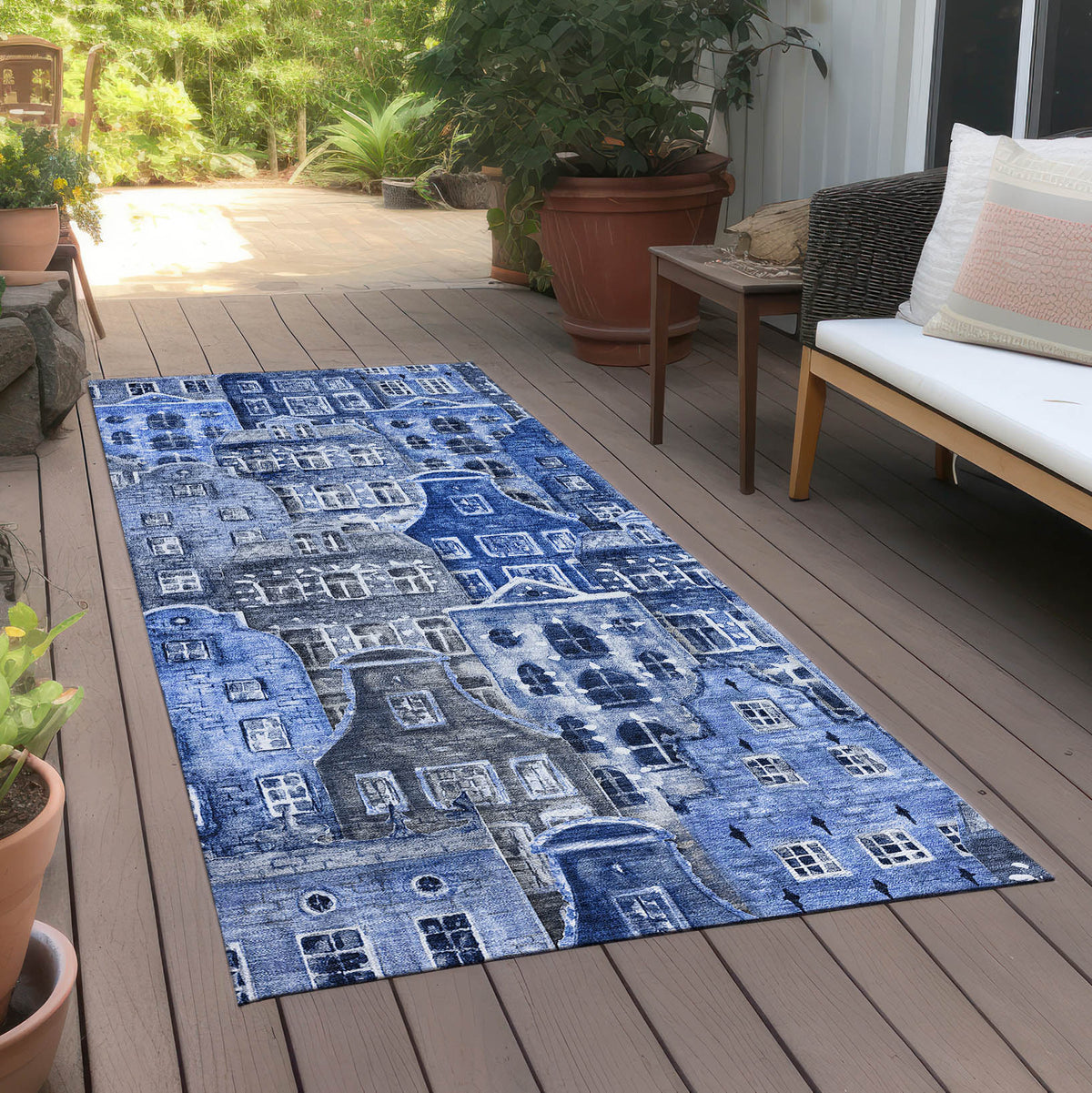 Addison Chantille ACN600 Blue Rug