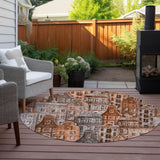 Addison Chantille ACN600 Paprika Rug