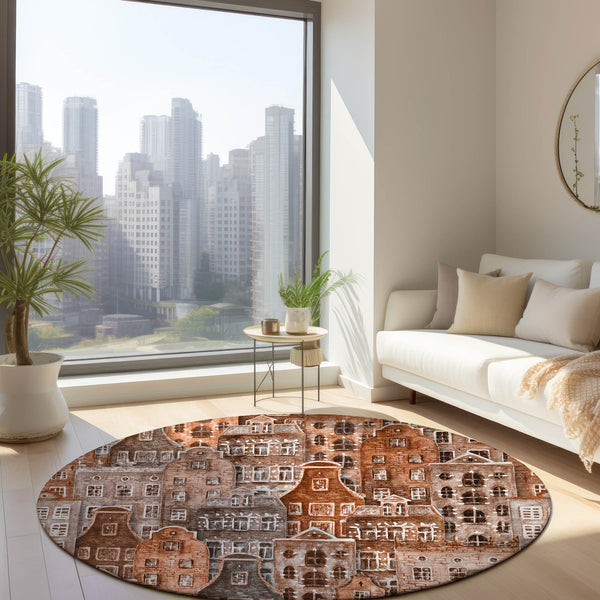 addison chantille acn600 paprika rug