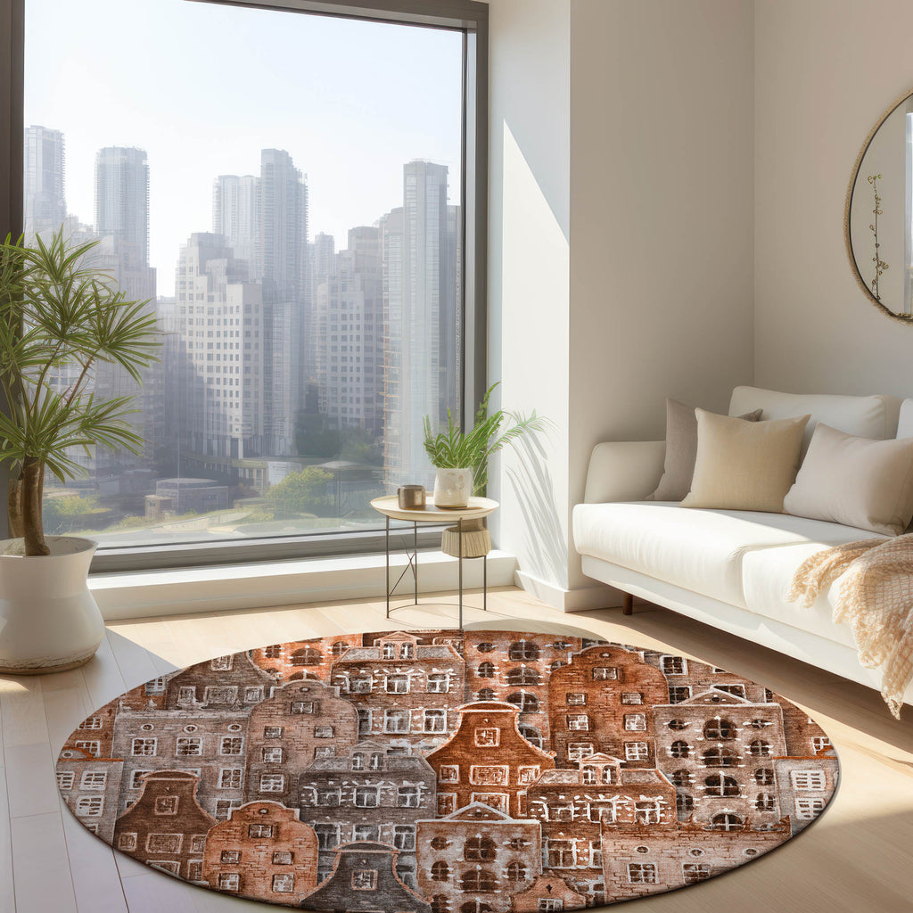 addison chantille acn600 paprika rug