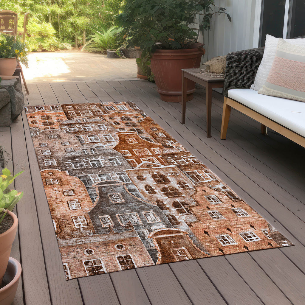 addison chantille acn600 paprika rug