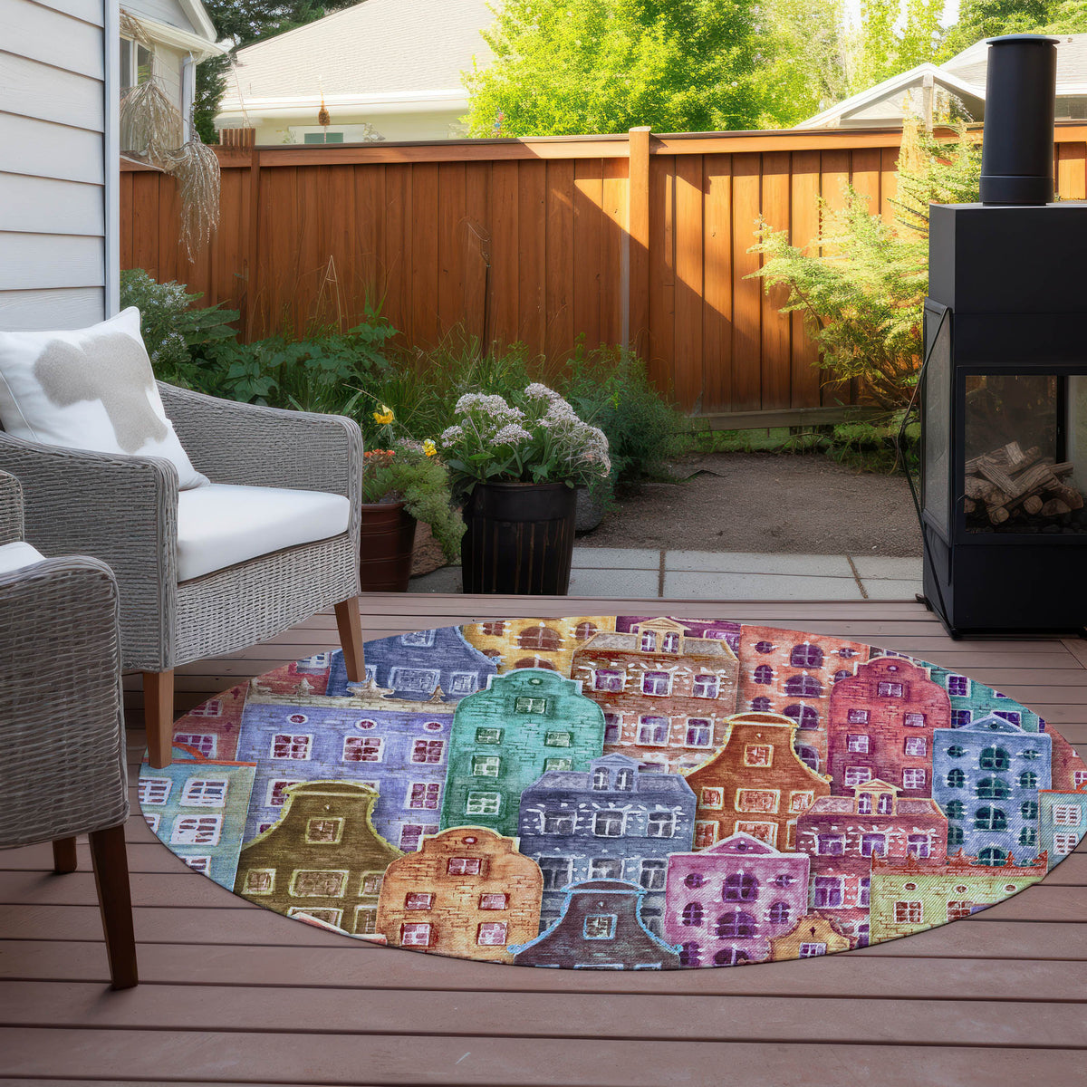 Addison Chantille ACN600 Red Rug