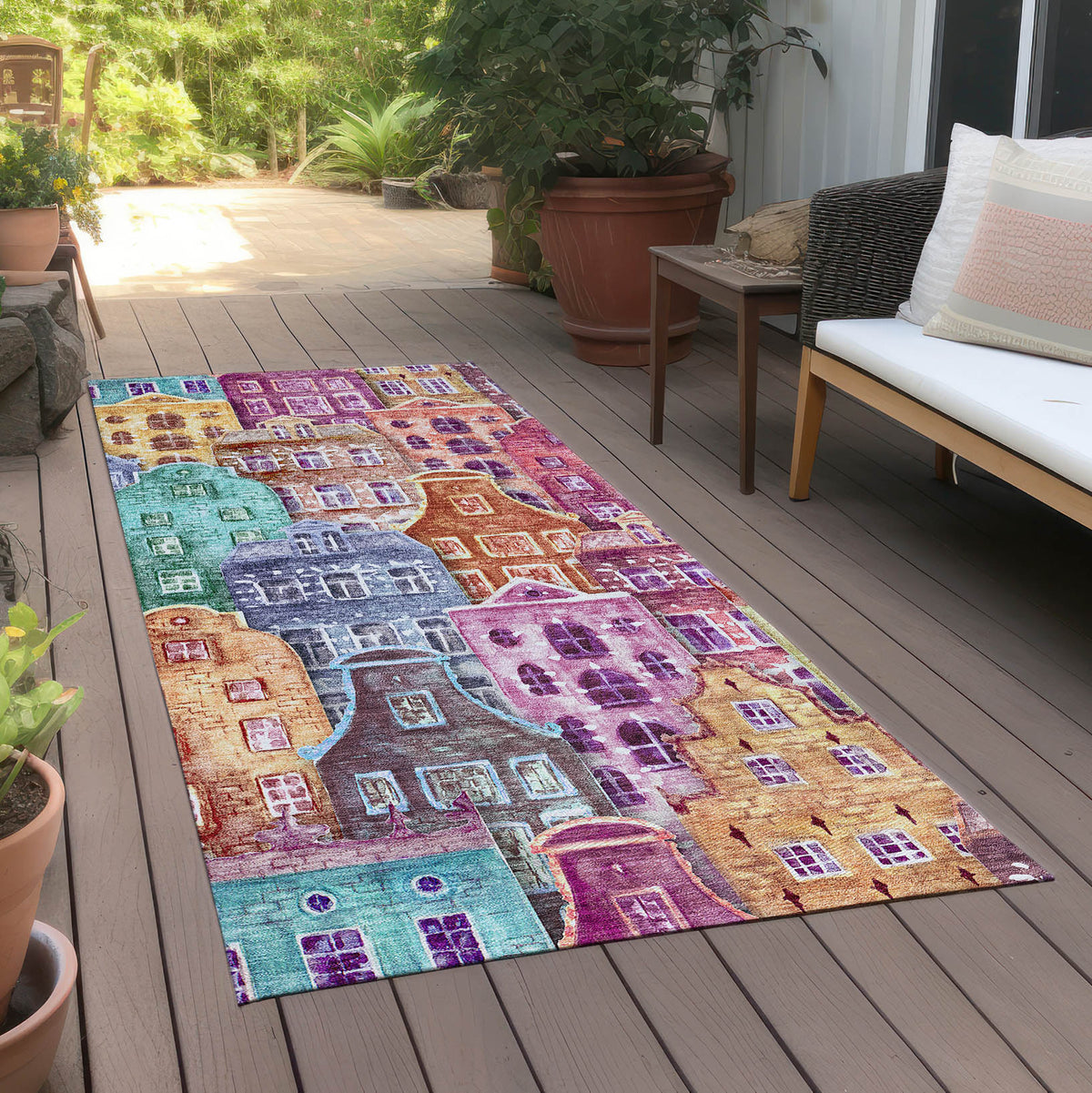Addison Chantille ACN600 Red Rug