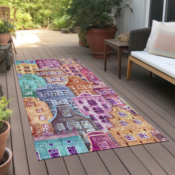 Addison Chantille ACN600 Red Rug