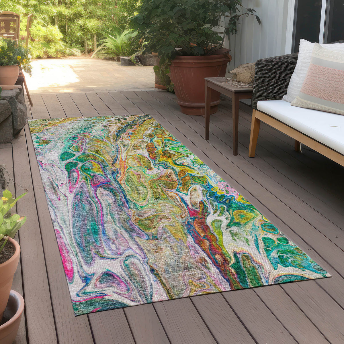 Addison Chantille ACN602 Green Rug