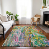Addison Chantille ACN602 Green Rug