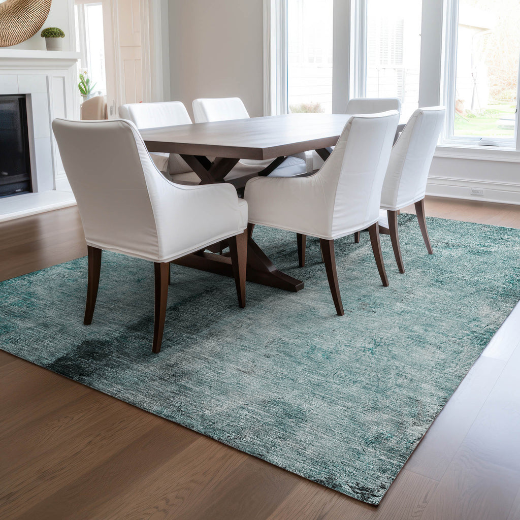 addison chantille acn605 teal rug