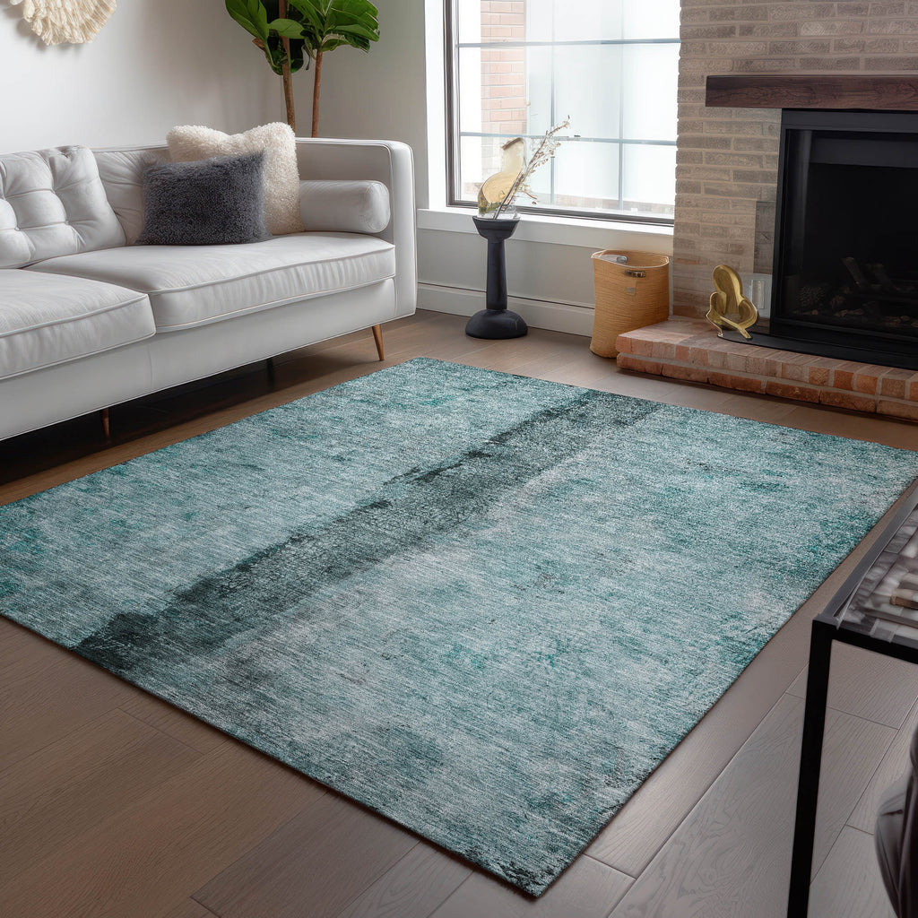 addison chantille acn605 teal rug