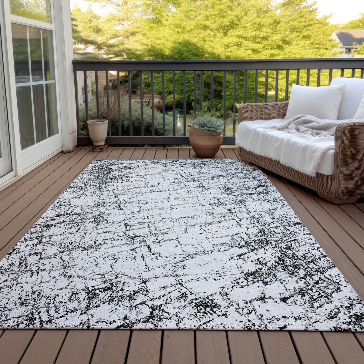 Addison Chantille ACN606 Black Rug