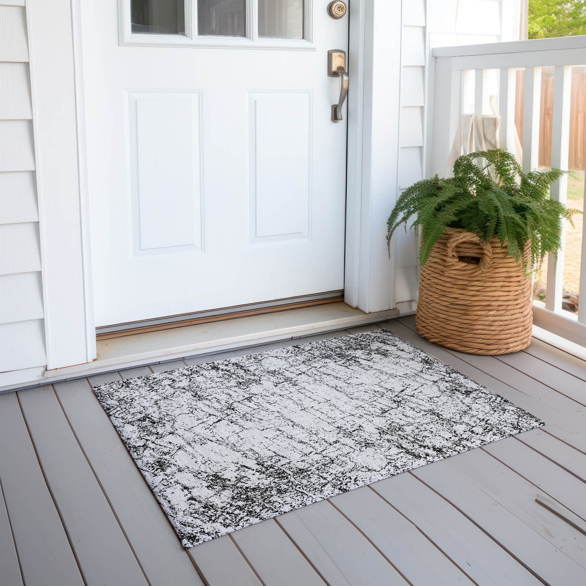 Addison Chantille ACN606 Black Rug