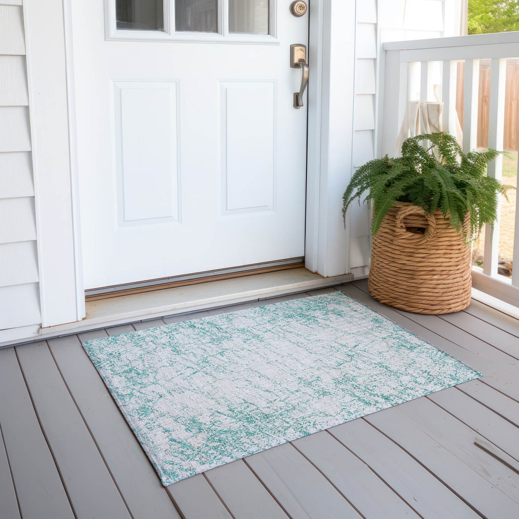addison chantille acn606 teal rug