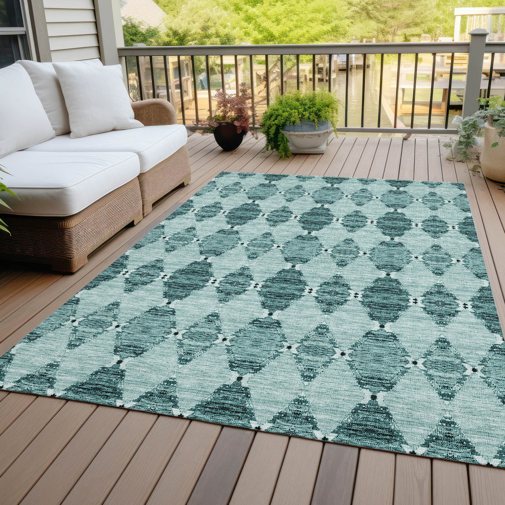 addison chantille acn610 teal rug