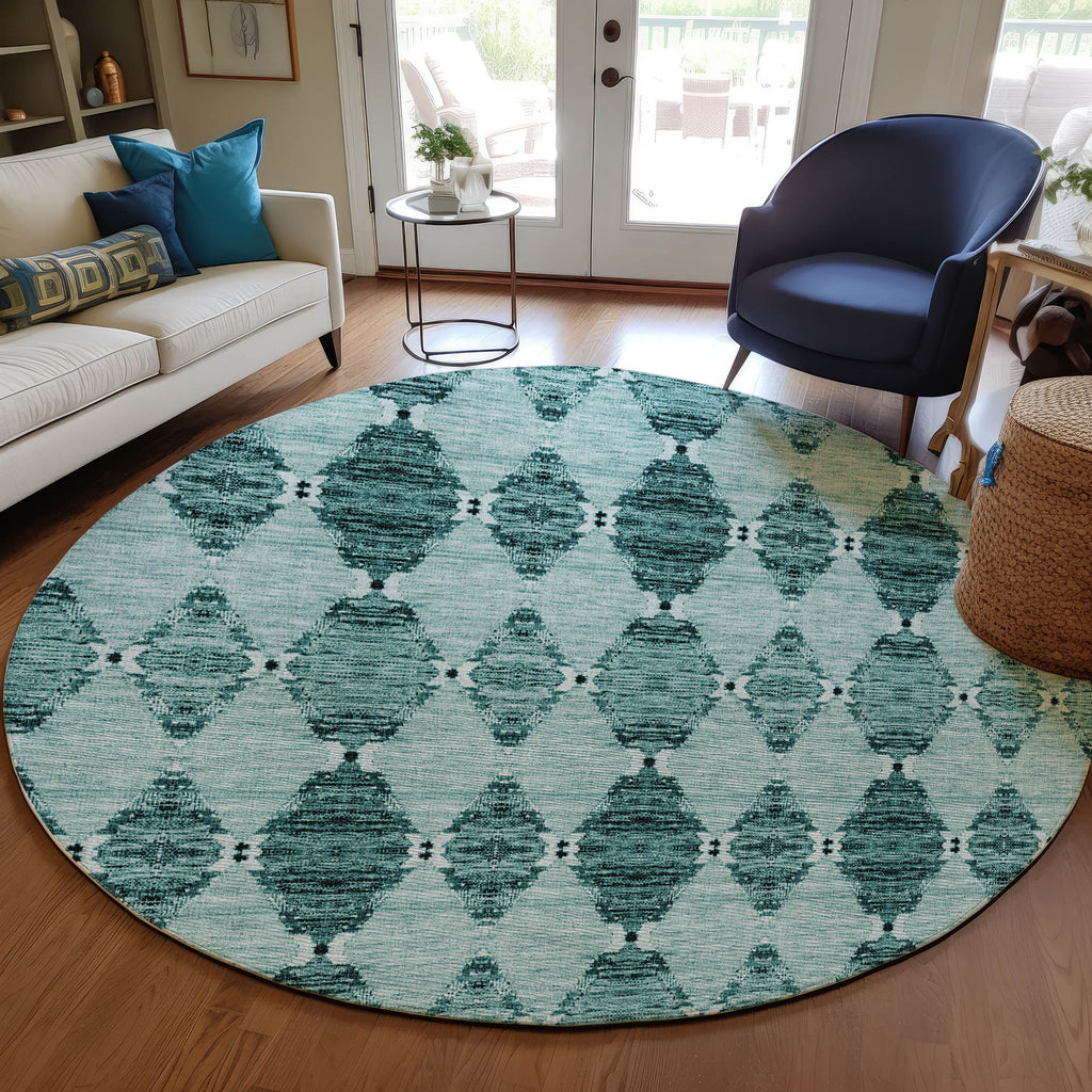 addison chantille acn610 teal rug