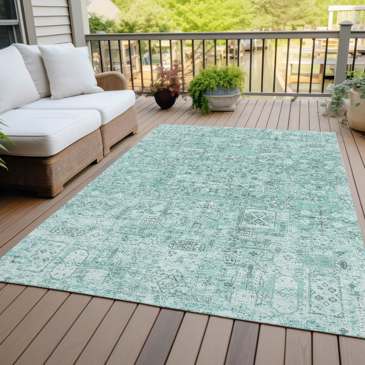Addison Chantille ACN611 Teal Rug