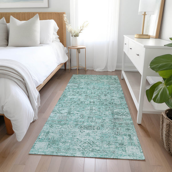 addison chantille acn611 teal rug