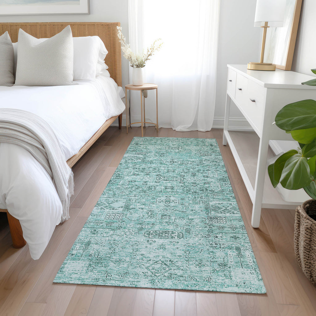 addison chantille acn611 teal rug