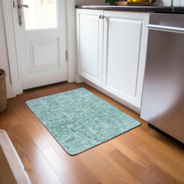 addison chantille acn611 teal rug