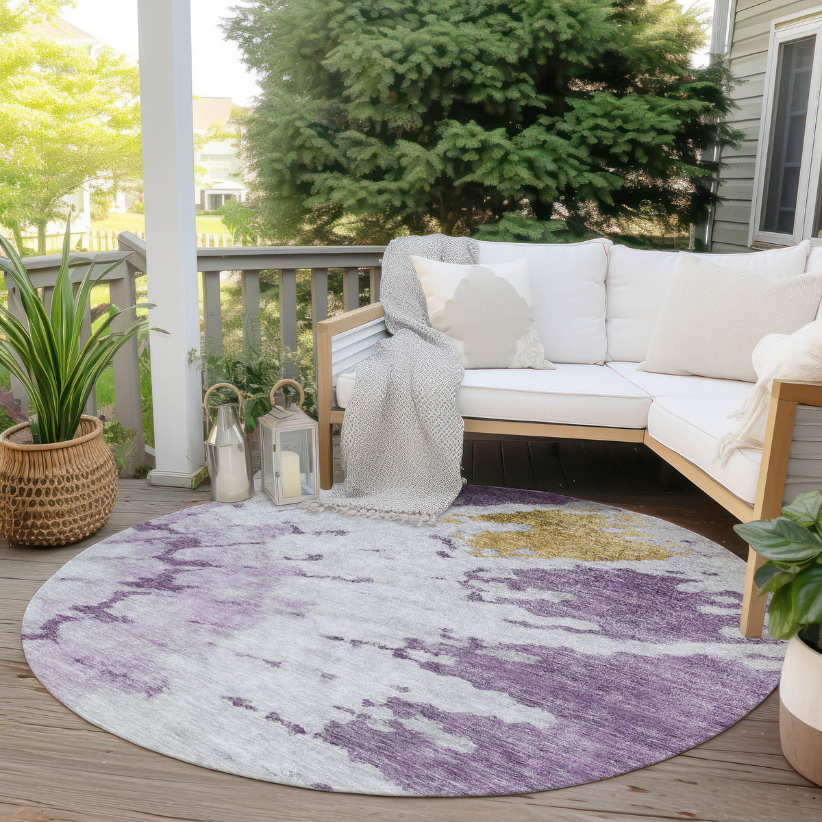 Addison Chantille ACN614 Purple Rug