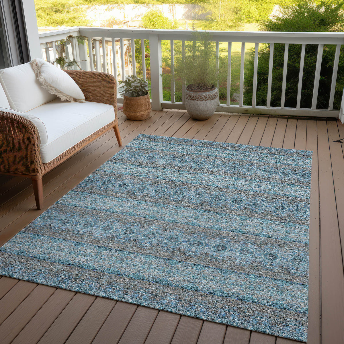 Addison Chantille ACN615 Teal Rug