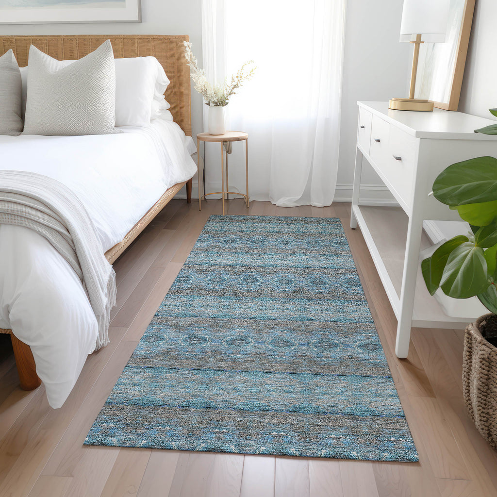 addison chantille acn615 teal rug