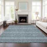 addison chantille acn615 teal rug
