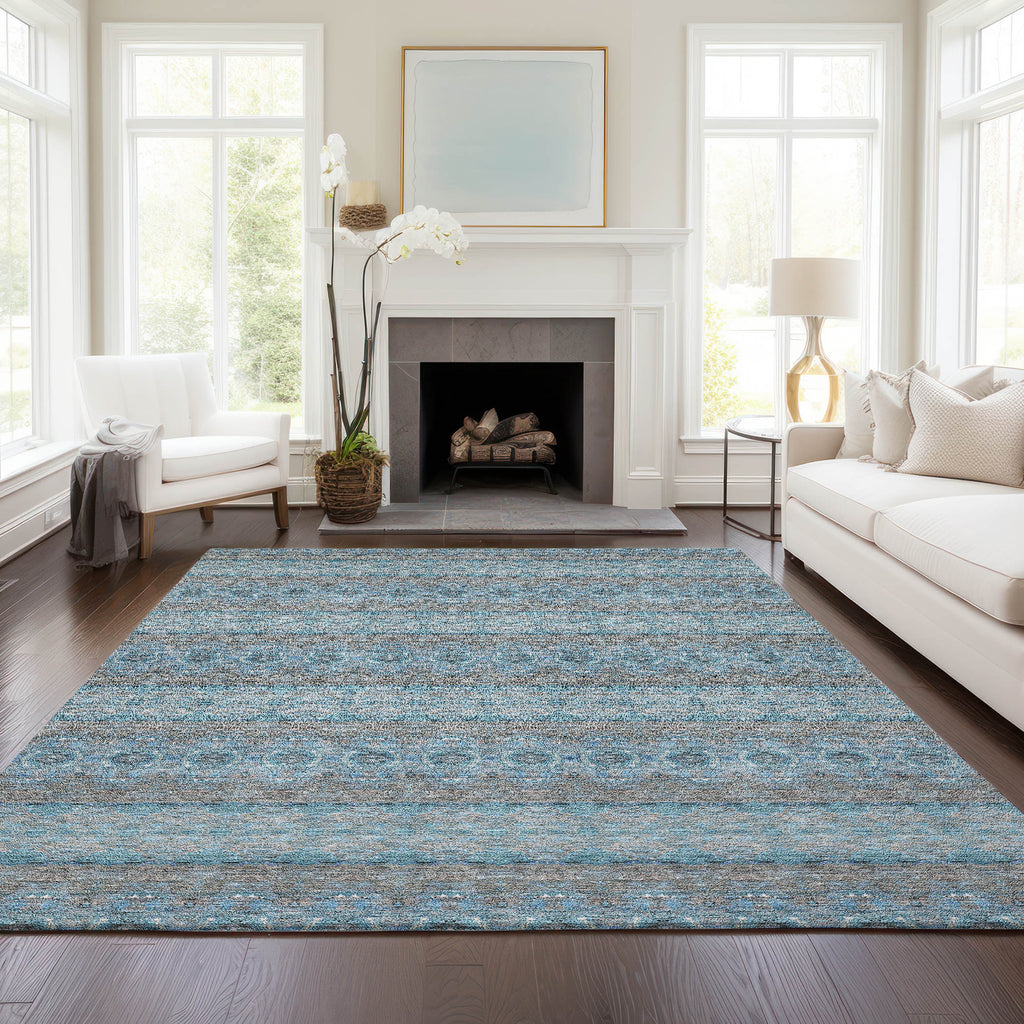 addison chantille acn615 teal rug