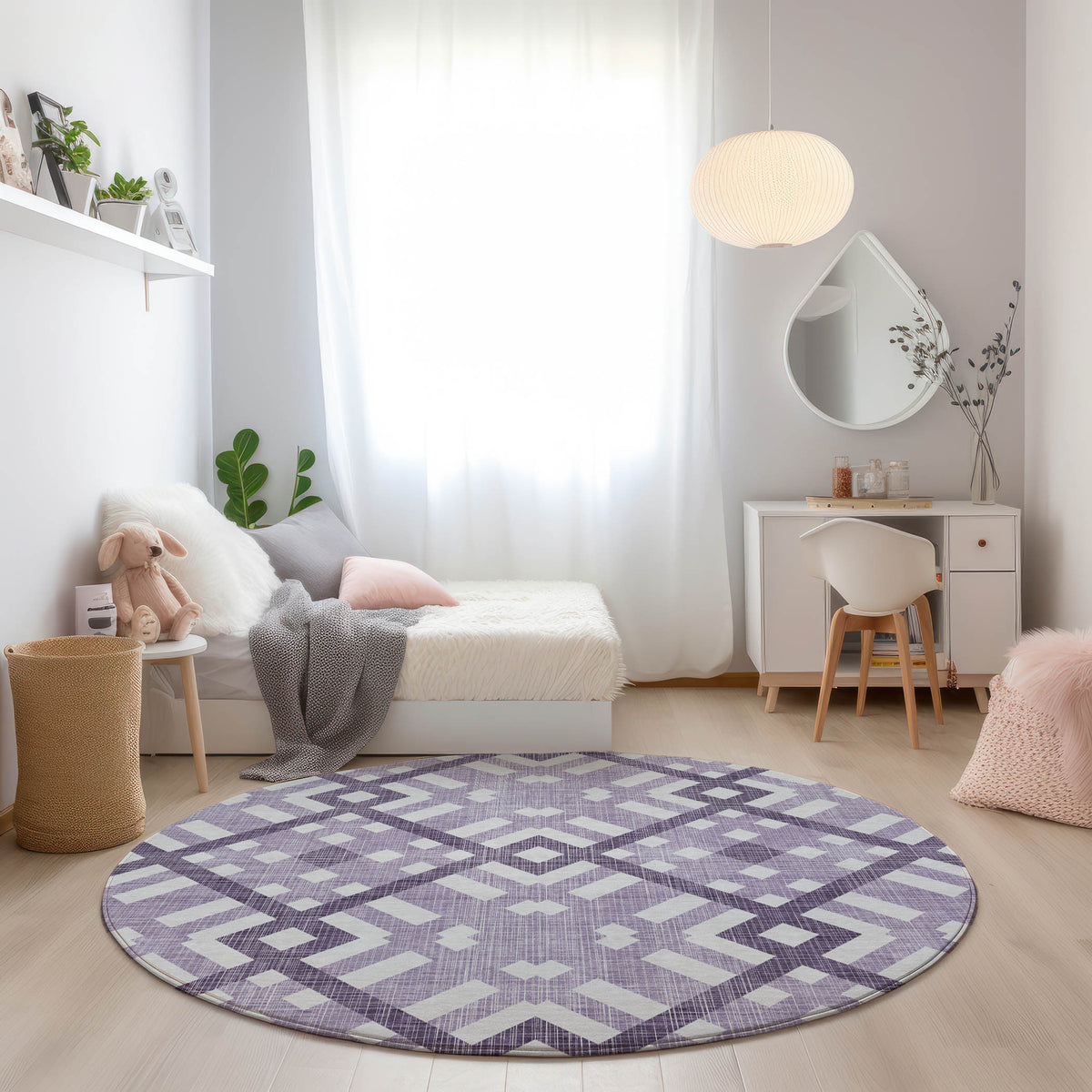 addison chantille acn616 purple rug