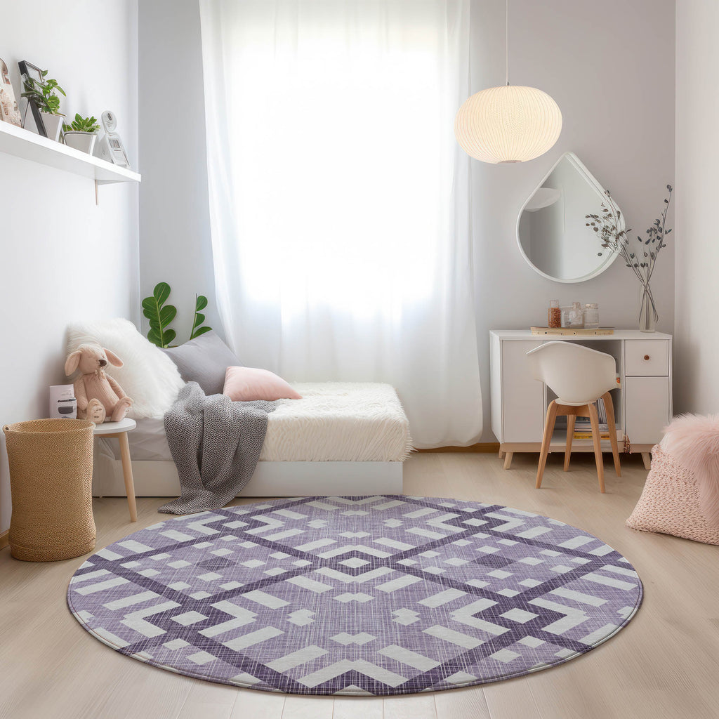 addison chantille acn616 purple rug