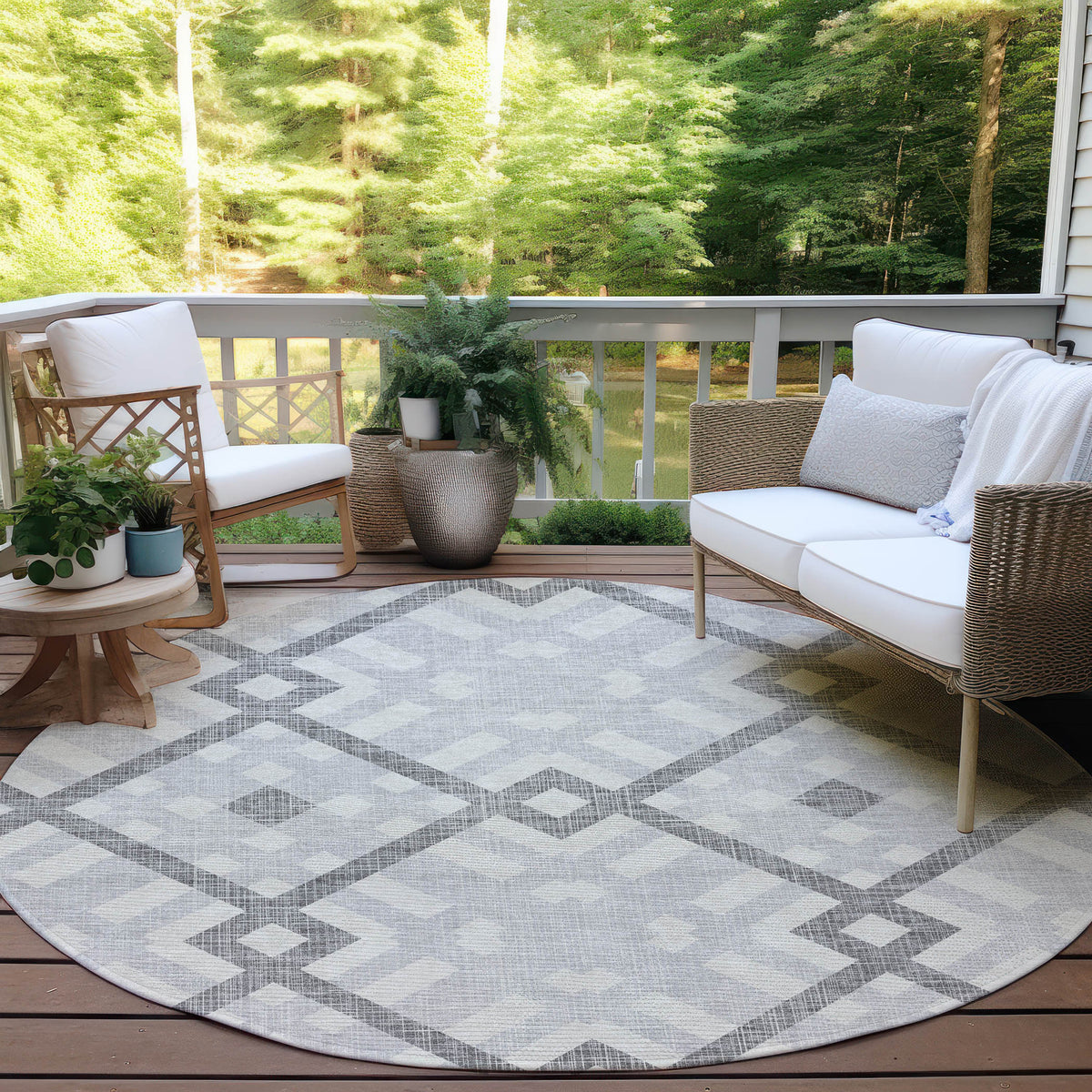 Addison Chantille ACN616 Silver Rug