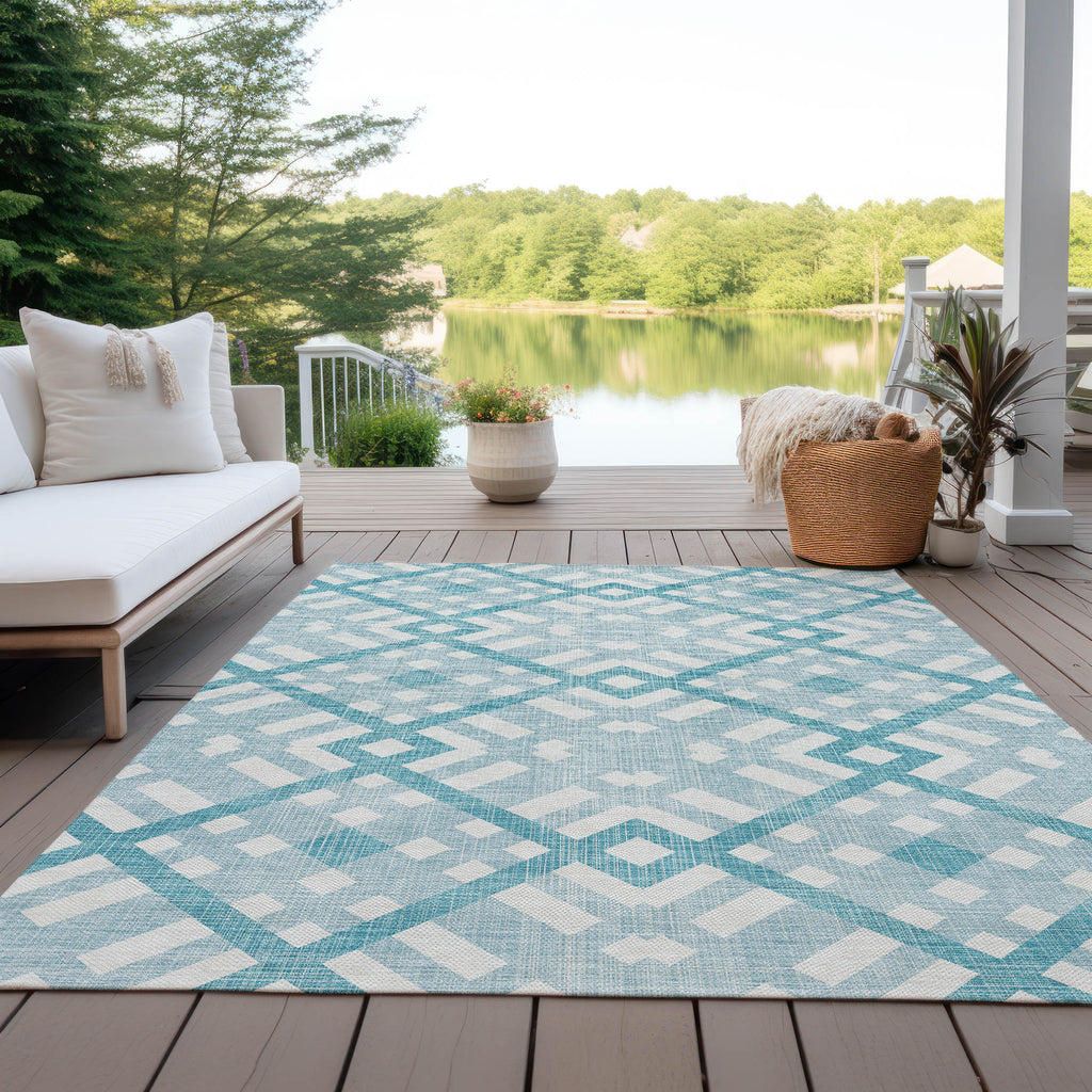 addison chantille acn616 teal rug