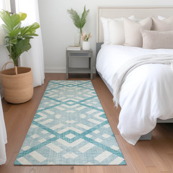 addison chantille acn616 teal rug