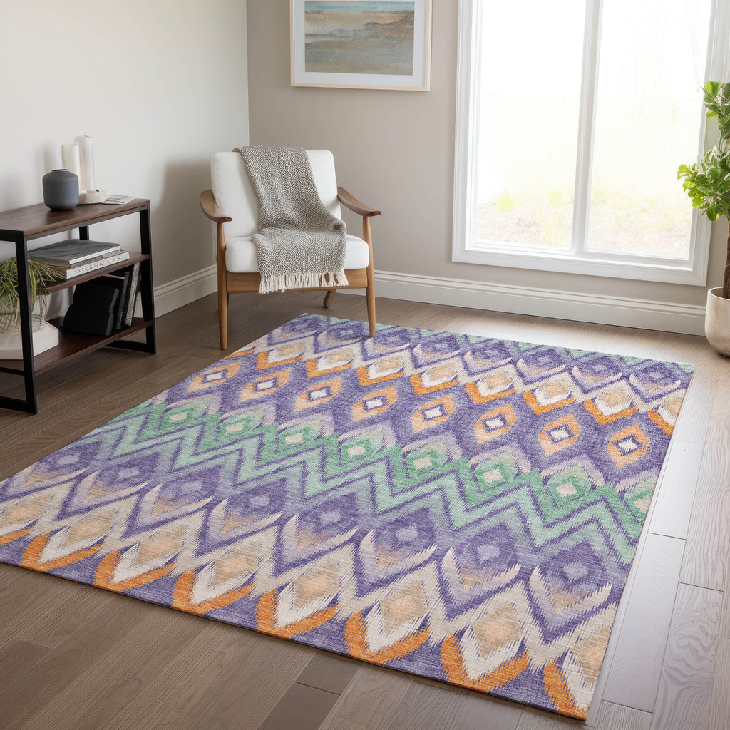 addison chantille acn617 purple rug
