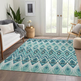 addison chantille acn617 teal rug