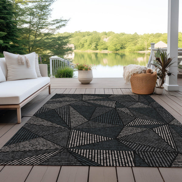 Addison Chantille ACN618 Black Rug