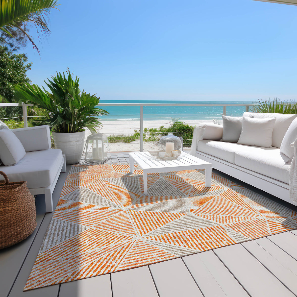Addison Chantille ACN618 Orange Rug