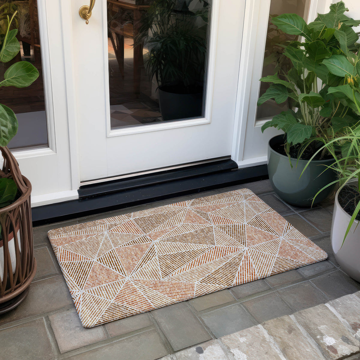 Addison Chantille ACN618 Terracotta Rug