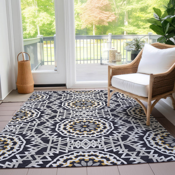 Addison Chantille ACN619 Black Rug