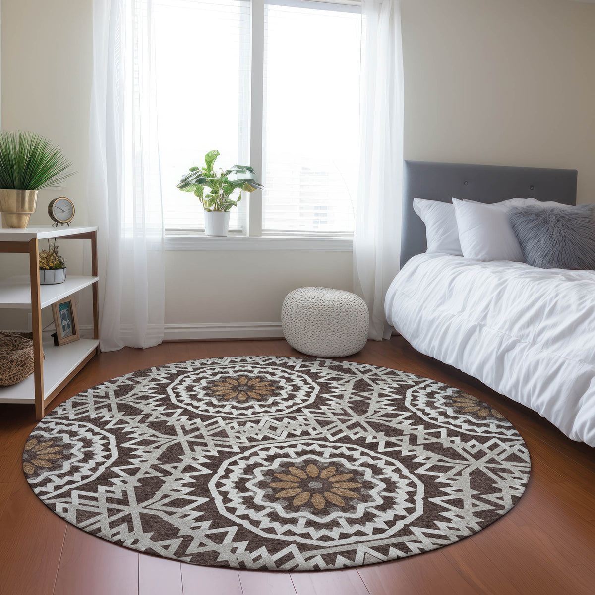addison chantille acn619 chocolate rug