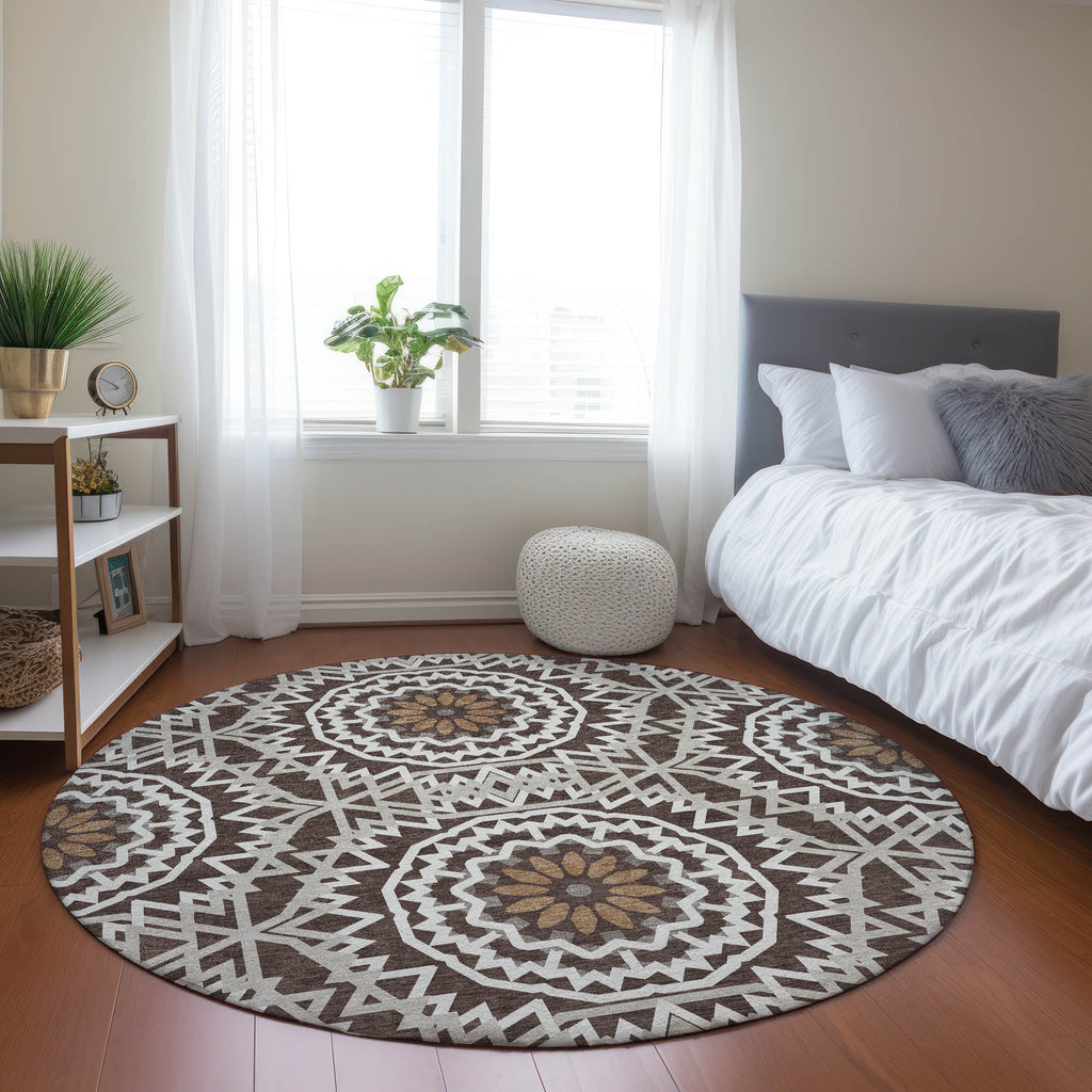 addison chantille acn619 chocolate rug