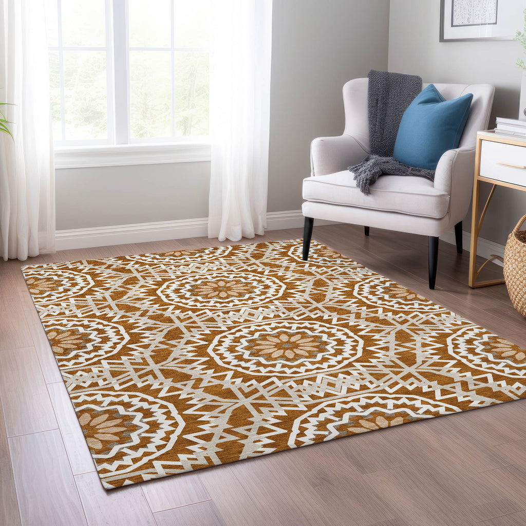 addison chantille acn619 paprika rug