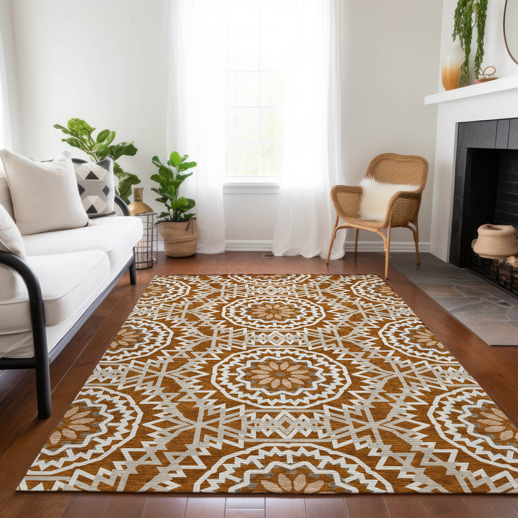 addison chantille acn619 paprika rug