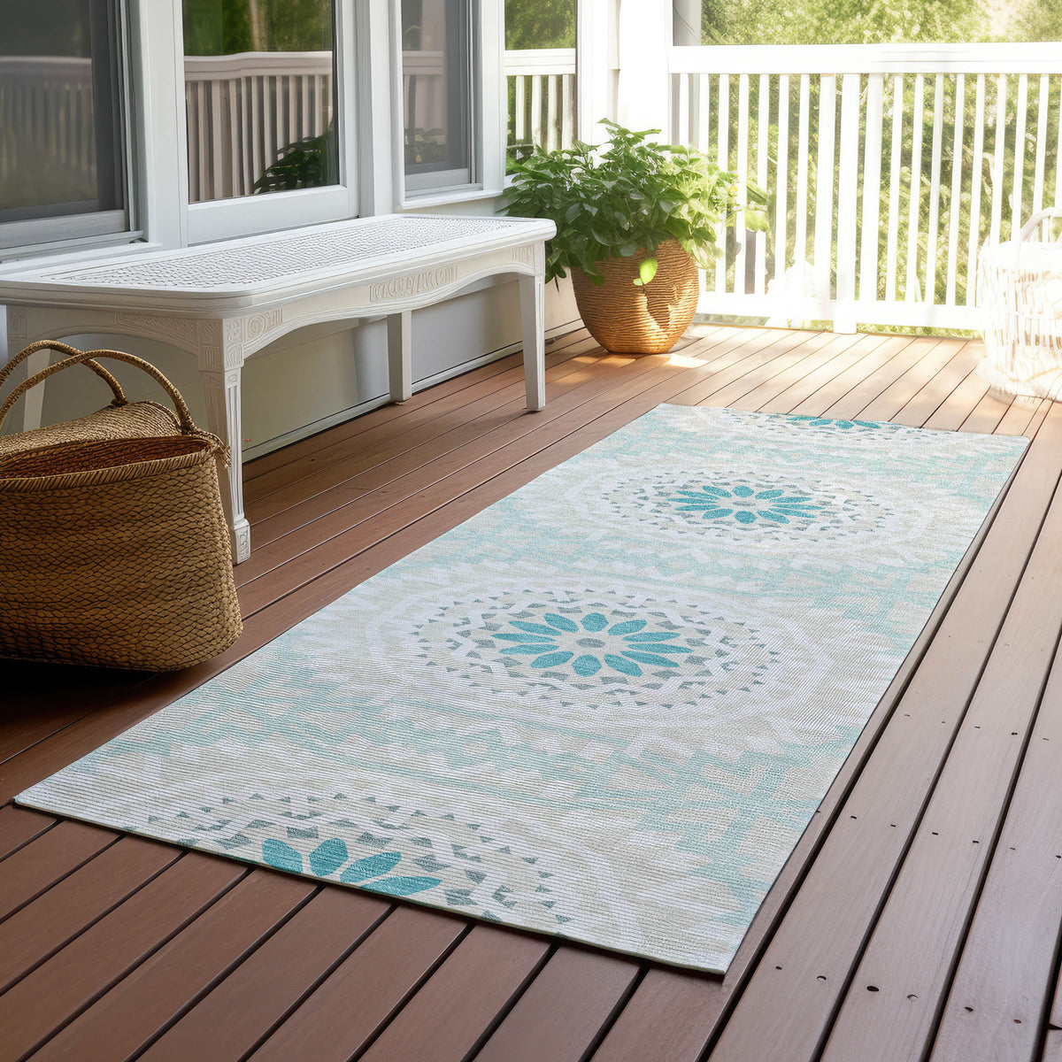 Addison Chantille ACN619 Teal Rug