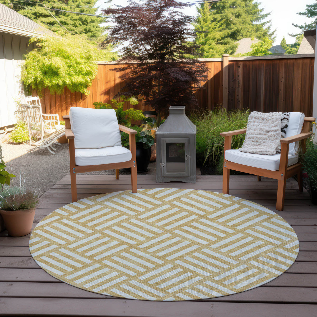 Addison Chantille ACN620 Gold Rug