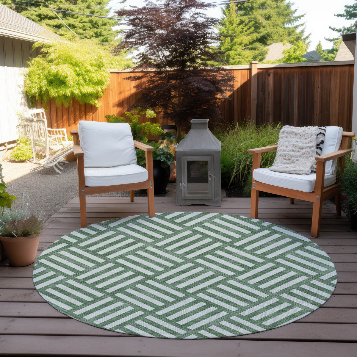 Addison Chantille ACN620 Green Rug