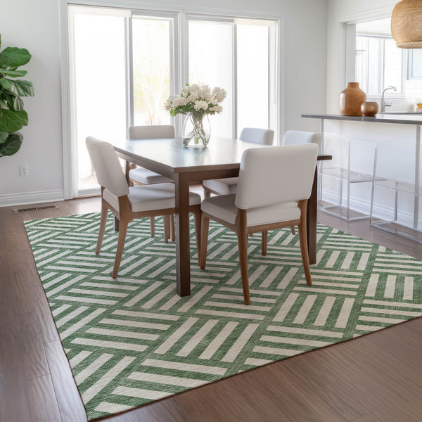 Addison Chantille ACN620 Green Rug