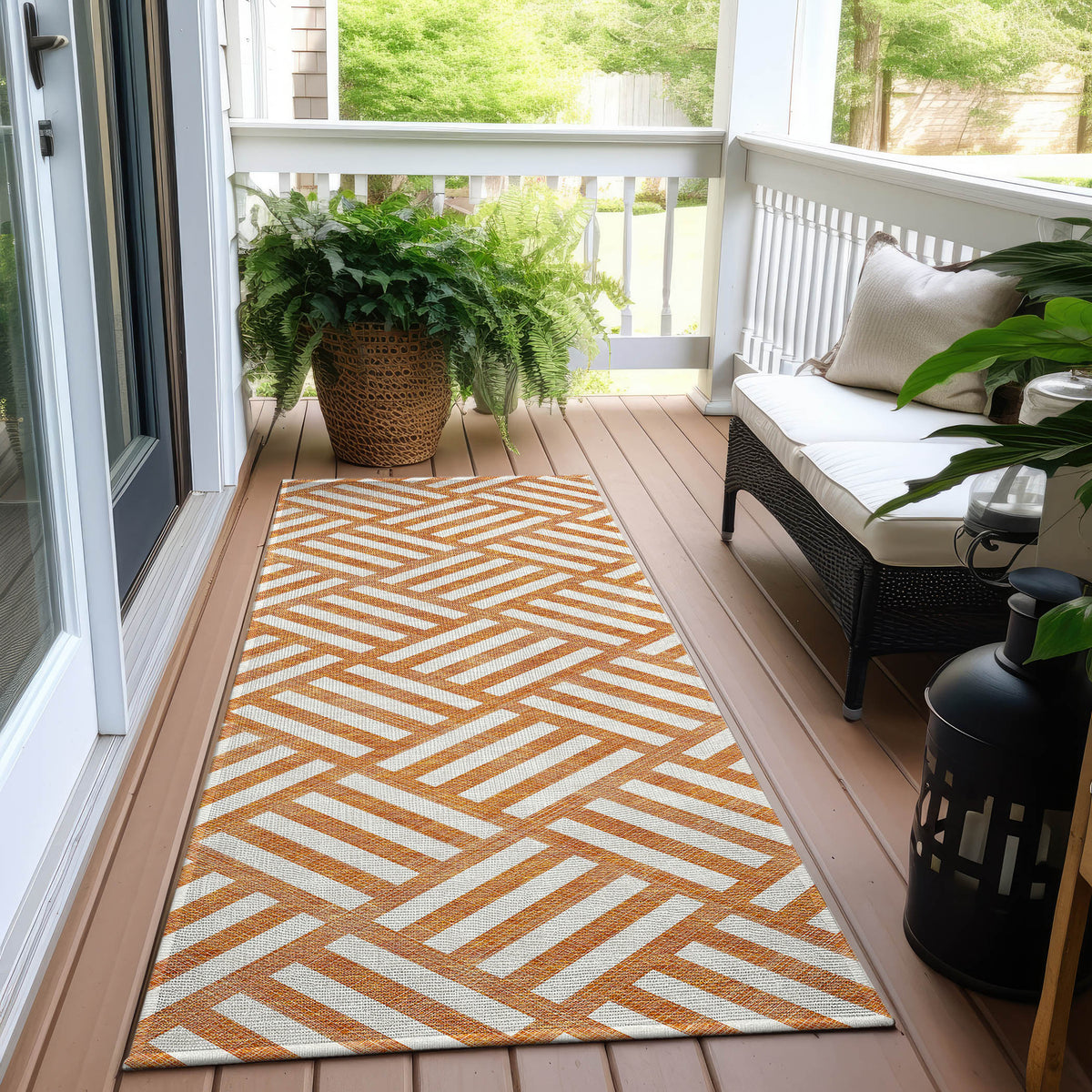 Addison Chantille ACN620 Orange Rug