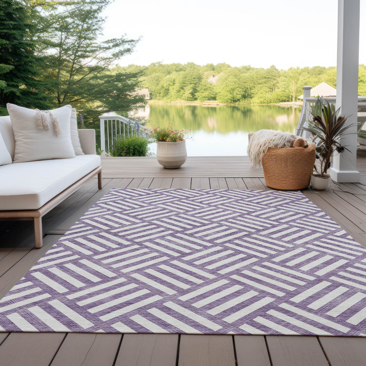 Addison Chantille ACN620 Purple Rug