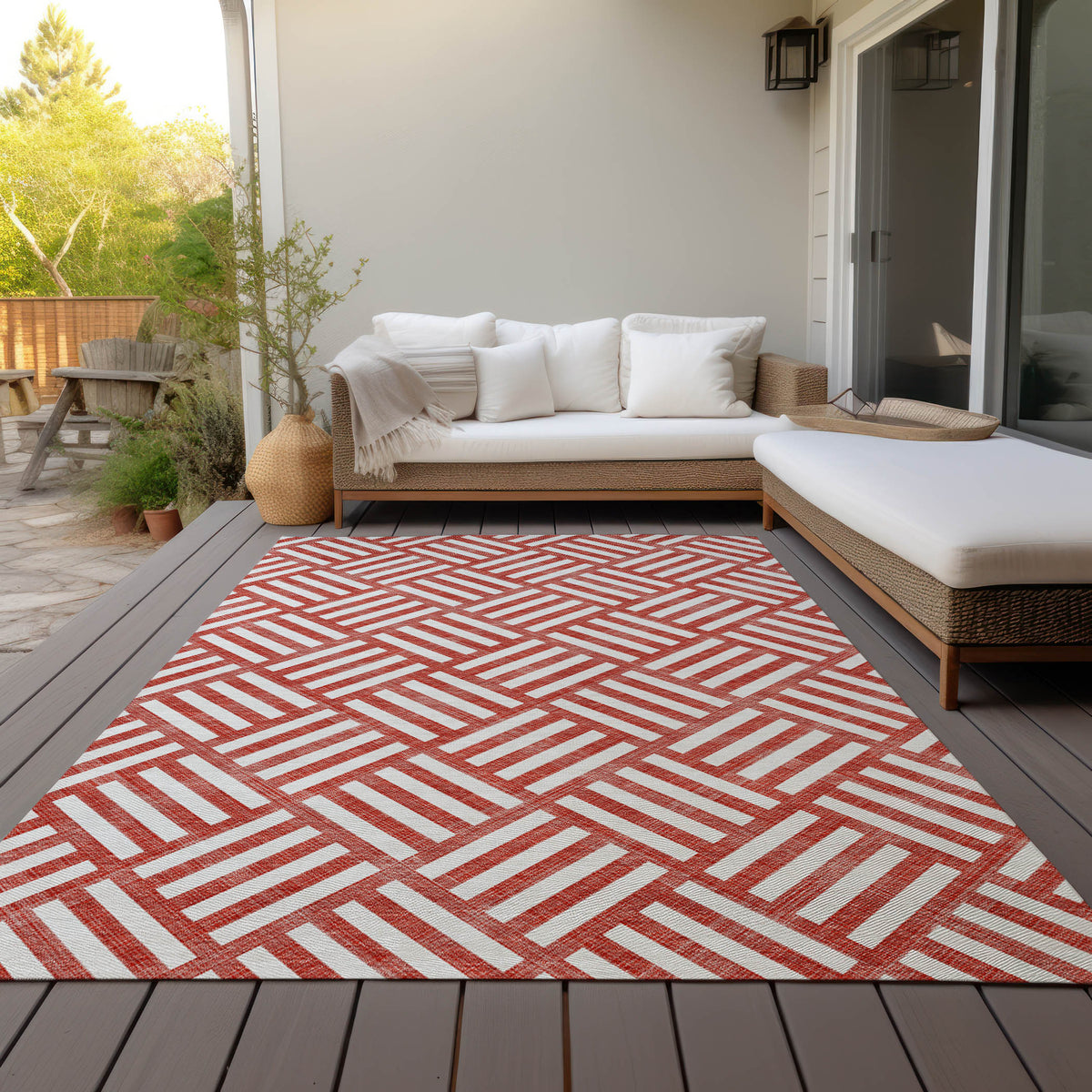 Addison Chantille ACN620 Red Rug