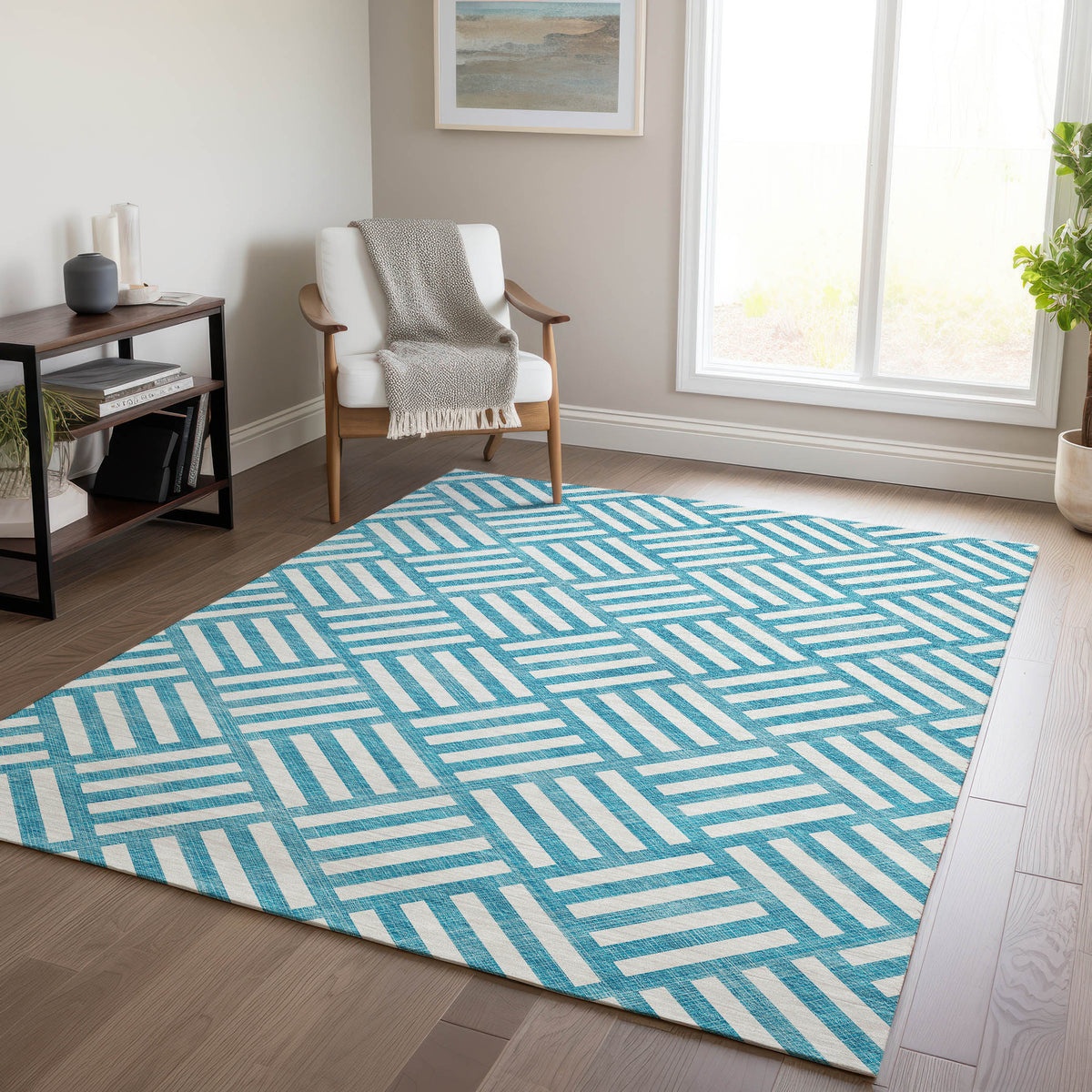addison chantille acn620 teal rug